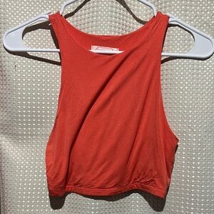 Blush Sleeveless Coral Crop Top